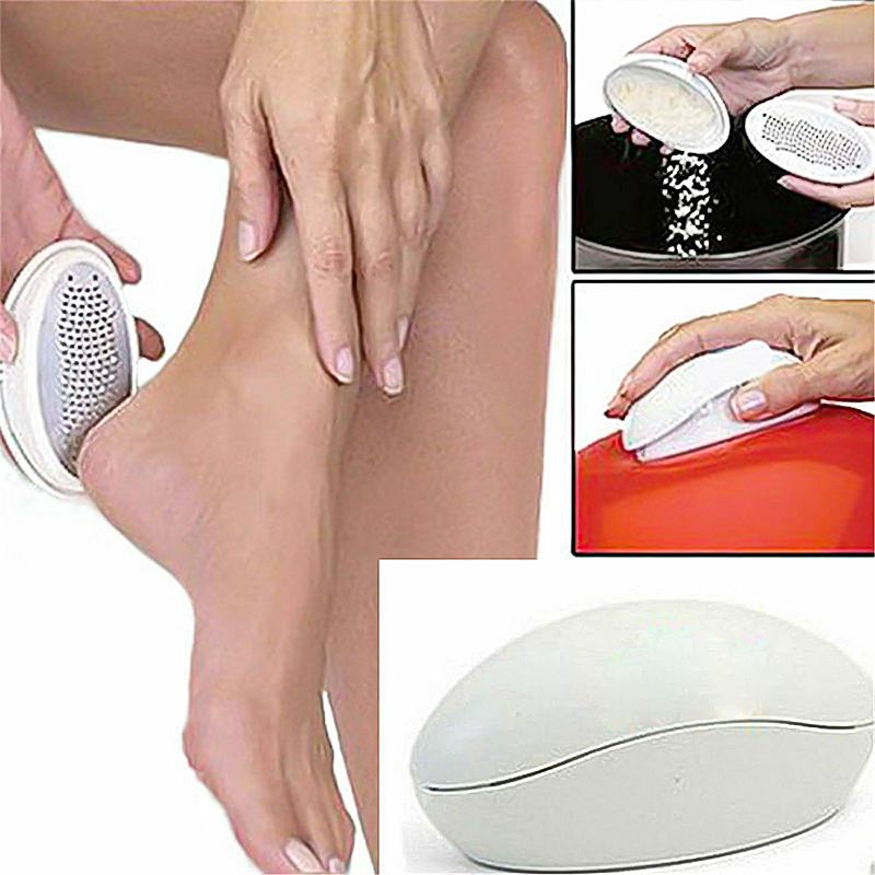 pack of 2  Ped Egg Callus Foot Dead Skin Remover Pedicure Ultimate Foot File for Smooth Beautiful Feet Care