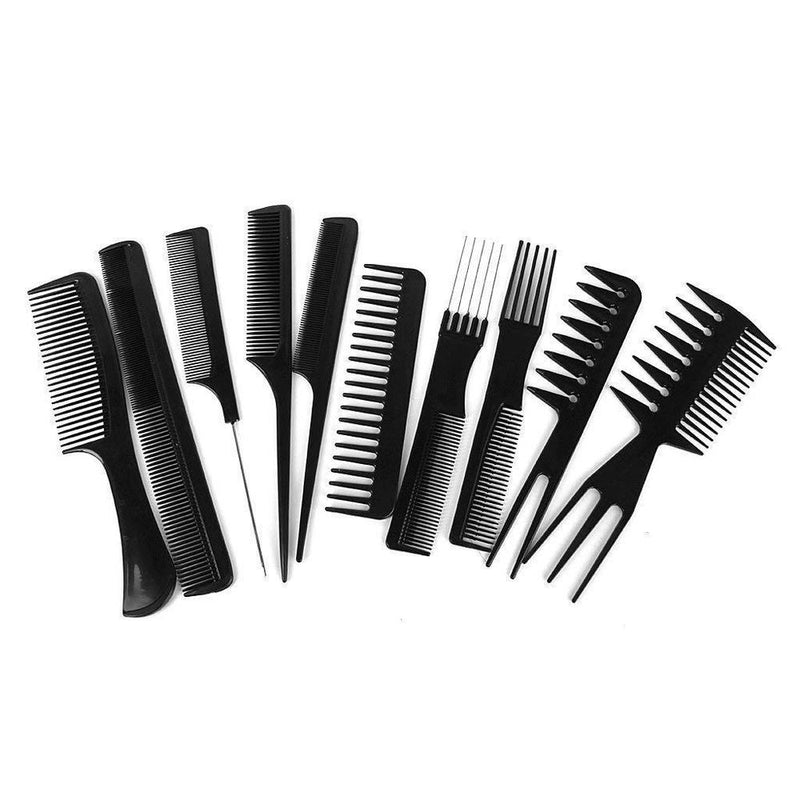 Professional Saloon Hair Comb Set /Pack of 10