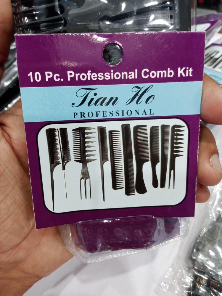 Professional Saloon Hair Comb Set /Pack of 10